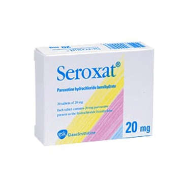 Picture of Seroxat 20mg Tab 10x1s